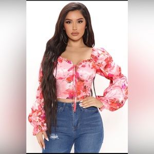 Fashion Nova Floral Top